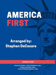 America First Unison choral sheet music cover Thumbnail